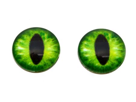 16mm Glow in the Dark Green Dragon Glass Eyes Discount